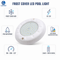 Projecteur LED de piscine de haute qualité IP68 rempli de résine 12V RGB avec couvercle en PC pour utilisation extérieure sous-marine