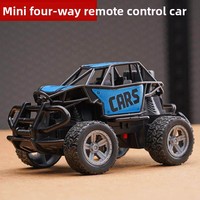 Voiture télécommandée mini tout-terrain 4x4 transfrontalière, voiture de simulation électrique sans fil pour enfants, jouet pour garçons, 1 an