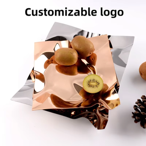 จานผลไม้สแตนเลสสตีลคุณภาพสูงสไตล์ยุโรปทันสมัย ลายคลื่นสร้างสรรค์ สำหรับโต๊ะกาแฟ ใช้ในห้องนั่งเล่น ใช้แล้วทิ้งได้ - Product Image 3