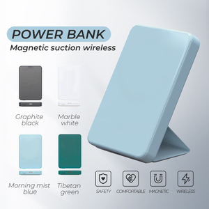 Usine <span class=keywords><strong>personnalisable</strong></span> 5000mAh <span class=keywords><strong>10000mAh</strong></span> <span class=keywords><strong>batterie</strong></span> <span class=keywords><strong>externe</strong></span> magnétique support de téléphone pliant mince léger charge rapide <span class=keywords><strong>batterie</strong></span> <span class=keywords><strong>externe</strong></span> - Product Image 2