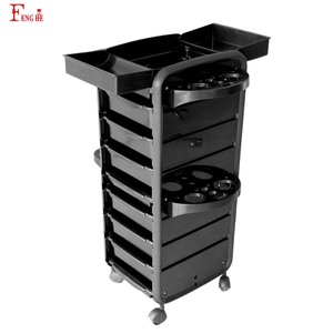 Carrello Professionale da Salone con 7 Cassetti, Design Pieghevole, Ruote Silenziose per Estetica - Product Image 5