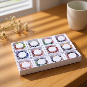 Angelina 8Mm <b>Butterfly</b> Beaded <b>Bracelet</b> Stainless Steel Natural Stone Unisex Bohemia Style Gift Jewelry PULSERA - Product Image 2