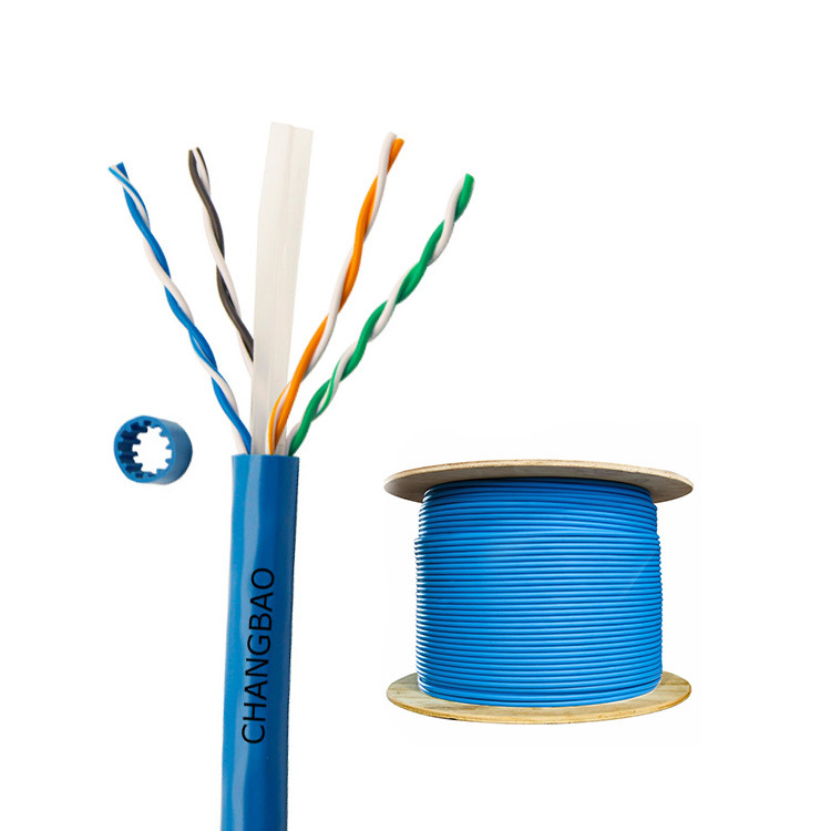 Changbao 23AWG 4 витая пара UTP 1000ft 305m Cat 6a медный кабель, провод, Интернет-кабель