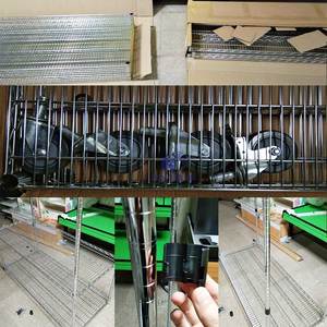 Scaffale in <span class=keywords><strong>acciaio</strong></span> a 6 livelli scaffale per Garage in metallo <span class=keywords><strong>cromato</strong></span> scaffale <span class=keywords><strong>cromato</strong></span> con ruote - Product Image 6