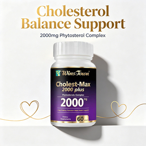 WinsTown Cholest Max <span class=keywords><strong>2000</strong></span> Plus, Complejo de Fitosteroles, Esteroides Vegetales Naturales para la Salud Cardiovascular - Product Image 1
