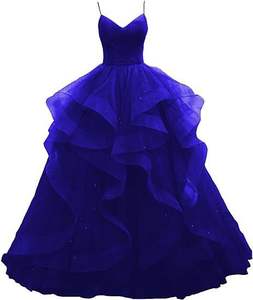 时尚舞会礼服晚礼服意大利面条带系带舞会派对生日礼服正式节日前庭 - Product Image 3