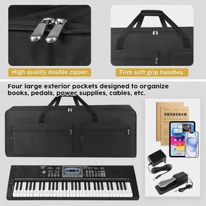 BSCI Factory BSCI wholesale Electric Piano <b>61</b> <b>keys</b> soft case synthesizer <b>keyboards</b> <b>61</b> <b>Keys</b> <b>Keyboard</b> Gig bag - Product Image 4