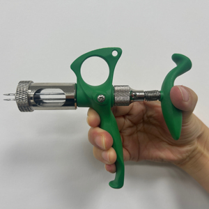Double-needle Reusable Adjustable Durable Veterinary Vaccine Injection <strong>Machine</strong> 5ml <strong>Syringe</strong> Gun for Sheep Cattle Pig - Product Image 6