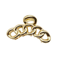 Nouvelle Grande Pince à Cheveux Polyvalente pour Femme en Alliage de Zinc, Pince à Cheveux Géométrique en Forme de Disque pour l'Arrière de la Tête, Pince Requin