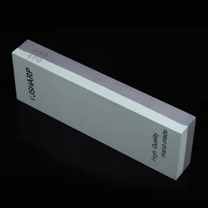 ADAEE 240 400 Grit <span class=keywords><strong>Carborundum</strong></span> Whetstone SIRF <span class=keywords><strong>piedra</strong></span> de <span class=keywords><strong>afilar</strong></span> personalizado dos lados Grano para cuchillos de cocina - Product Image 1