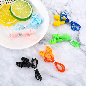 Tapones de silicona para los oídos para dormir, con cancelación de ruido, suaves y reutilizables, impermeables, reducción de ruido, venta al por mayor - Product Image 6