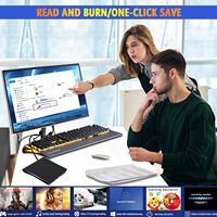 Yüksek hızlı harici Blu Ray DVD sürücü taşınabilir USB 3.0 CD 3D Blu-Ray oynatıcı brülör BD-ROM okuyucu Mac Windows 10 dizüstü PC için