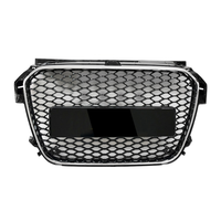 Car A1 S1 Upgraded RS1 Style Honeycomb Glossy Black Front Grill Grille pour Audi A1 S1 8X 2011 2012 2013 2014 2015