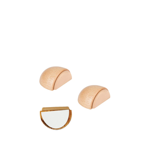 Tope de seguridad antideslizante para puerta de bebé, Tope de puerta portátil para exterior, diseño de madera, venta al por mayor de fábrica - Product Image 4