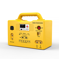 Kit d'éclairage solaire domestique 111Wh avec panneau solaire, lumières LED, radio FM, lecteur MP3, Bluetooth, 6 ampoules LED et stations d'alimentation portables au lithium-ion