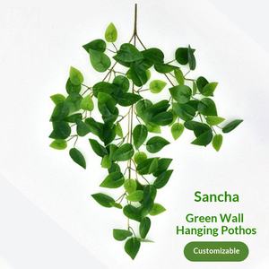 <span class=keywords><strong>ผนัง</strong></span>ต้นไม้จำลองสำหรับตกแต่งบ้าน ตะกร้าใบไม้สีเขียว ฉากหลังผนังต้นไม้สีเขียว ใช้สำหรับงานแต่งงานและการถ่ายภาพ - Product Image 2