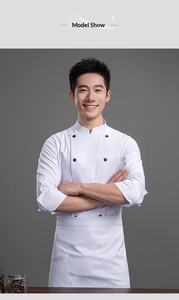 Elegante Chaqueta de <span class=keywords><strong>Chef</strong></span> Cruzada - Transpirable y Profesional para Chefs Maestros - Product Image 5