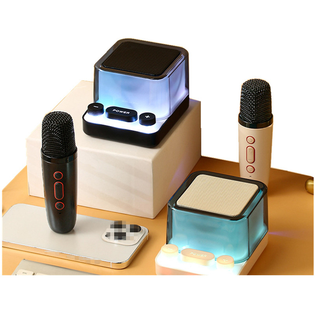 Creative Transparent Woofer Z6 Mini Speaker Keyboard Stereo Bass Portable Wireless Speaker for Microphone