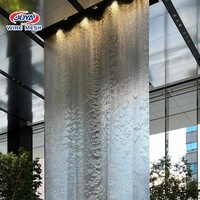 Popular Lightweight <strong>Steel</strong> <strong>Stainless</strong> <strong>Mesh</strong> Curtain Plain Weave Wire <strong>Mesh</strong> for Indoor Water Features Woven Chain Link Screen