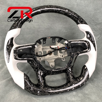 Volant sport en fibre de carbone forgée pour Dodge Ram 1500 Rebel 2500 3500 4500 5500 SRT TRX RHO Pickup Truck 2020+