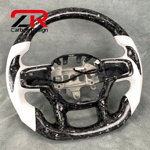 Volant sport en fibre de carbone forgée pour <span class=keywords><strong>Dodge</strong></span> <span class=keywords><strong>Ram</strong></span> 1500 Rebel 2500 3500 4500 5500 <span class=keywords><strong>SRT</strong></span> TRX RHO Pickup Truck <span class=keywords><strong>2020</strong></span>+ - Product Image 5