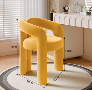 2025 Light Luxury Modern Design Makeup <strong>Chair</strong> for Female Dining Table Nail Salon <strong>Chair</strong> for Bedroom - Product Image 1