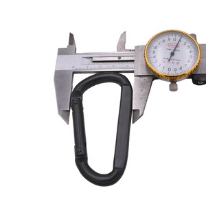 Móc Treo Carabiner Bằng Thép Cacbon Chất Lượng Cao 8Cm Bán Sỉ Nhà Máy Móc Kim Loại Phẳng Hình Chữ D Kẹp Lò Xo Chịu Lực Mạnh An Toàn - Product Image 3