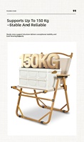 Chaises de camping de qualité supérieure, légères, portables, en métal, personnalisables, pour la pêche et les activités de plein air