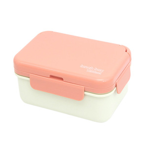 Fiambrera Bento Box para adultos con estilo lindo, 2 compartimentos y tapas, incluye utensilios, para hombres y mujeres - Product Image 4