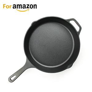<span class=keywords><strong>Amazon</strong></span> solución Venta caliente 12 pulgadas utensilios de cocina sartén de <span class=keywords><strong>hierro</strong></span> <span class=keywords><strong>fundido</strong></span> para <span class=keywords><strong>amazon</strong></span> - Product Image 4