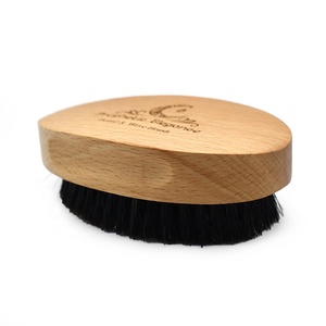 Brosse à barbe en bois à poils <span class=keywords><strong>de</strong></span> sanglier, manche en bois, 360 Wave, pour hommes, en promotion - Product Image 4
