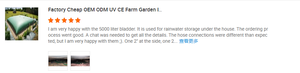 خزان مياه من كلوريد البولي فينيل مضاد للماء والنار من البولي فينيل ، خزان مياه الأمطار سعة 5000 لتر للمنزل الأخضر - Product Image 3