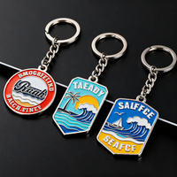 Porte-clés personnalisé avec logo OEM d'usine vérifiée, souvenir touristique promotionnel, porte-clés en métal avec logo personnalisé en gros