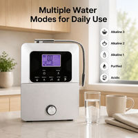 Ioniseur d'eau alcaline et acide EHM-849, modèle domestique de table, 11 plaques, écran LCD couleur 3,8 pouces, 110V 240V