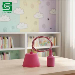 Portalámparas de Silicona E27, Portalámparas Colgante DIY con Ángulo de Haz de 360 Grados <span class=keywords><strong>para</strong></span> <span class=keywords><strong>Habitaciones</strong></span> Acogedoras y Decoración Juvenil - Product Image 6