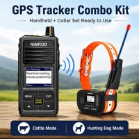 Dispositif de positionnement du bétail pour la chasse avec radio IP68, collier GPS résistant à l'usure pour la chasse en plein air