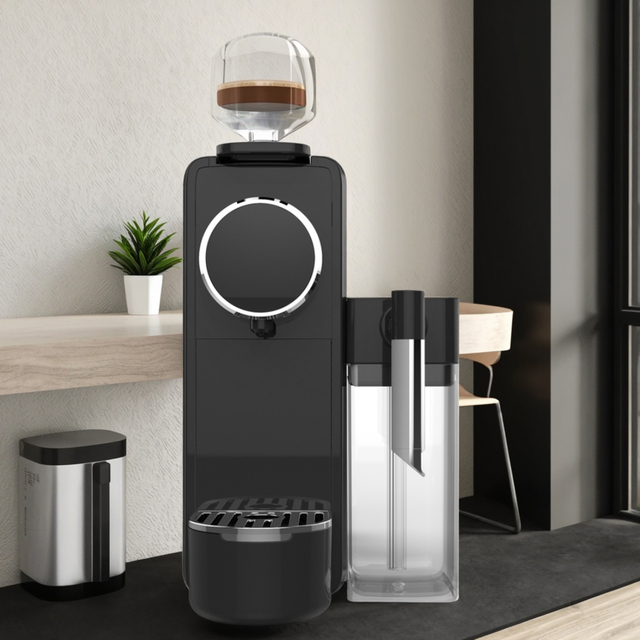 NespProfessional Wholesale Capsule Espresso Machine - Hotel & Home Smart Coffee Maker with Cappuccino