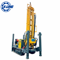 Foreuse de puits d'eau K-Long 500m avec moteur Cummins 132kw et force de levage de 38T