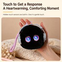 Jouet en peluche intelligent personnalisé avec intelligence artificielle, compagnon interactif parlant, animal en peluche avec yeux LED expressifs et USB-C pour cadeau
