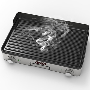 Parrilla Eléctrica de Contacto para el Hogar, <span class=keywords><strong>Plancha</strong></span> Eléctrica para Catering, Parrilla Japonesa de Mesa para Kebab y <span class=keywords><strong>Raclette</strong></span> - Product Image 5