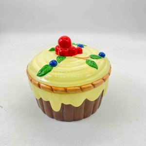 Plat <span class=keywords><strong>à</strong></span> beurre en céramique de Noël en forme de <span class=keywords><strong>bûche</strong></span> de Noël avec décor de baies de houx pour la décoration de table de fêtes, cadeau - Product Image 3