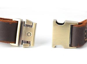 Hakiki İnek Derisi Evcil Hayvan Tasması, İşlemeli Dikişler ve Özelleştirilebilir Gravür ile - Product Image 6