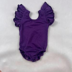 Ropa Infantil con Volantes, Leotardo de Algodón Multicolor con Mangas con Volantes para Niñas, Leotardo de una Pieza para Bebés - Product Image 6