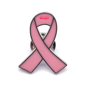Broche esmaltado con logotipo de concientización sobre la prevención del cáncer de mama con lazo rosa para la campaña mundial de cuidado diurno contra el VIH/SIDA, insignia, accesorios de joyería - Product Image 1