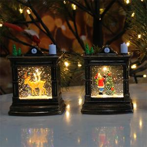 Nuevas Llegadas: Luces LED Mini Chimenea de 1L Blanco Cálido con Agua, Luces LED Decorativas de Mesa para Navidad y Decoración Festiva del Hogar - Product Image 3