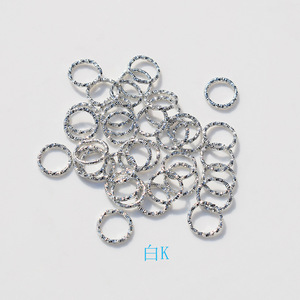Bandas Florales Trenzadas con Cierres Metálicos Redondos de Hierro Plateado para Hacer Pulseras en Color Blanco, Plata, Oro y Oro Rosa - Product Image 5