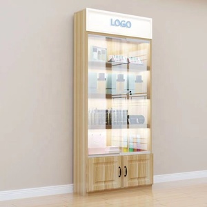 <span class=keywords><strong>Boutique</strong></span> vitrine armoire à vin rouge vitrine à bijoux vitrine en verre - Product Image 2