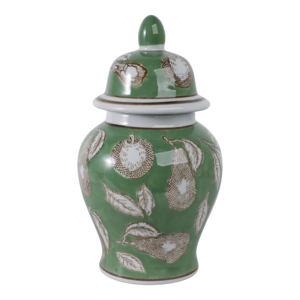 Vaso Decorativo in Ceramica con Design a Pera Verde per Soggiorno, Ufficio e Arredamento Casa - Product Image 4