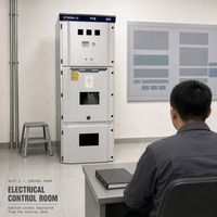 Armoire de distribution AC personnalisée haute tension pour panneaux photovoltaïques raccordés au réseau avec disjoncteurs MCCB