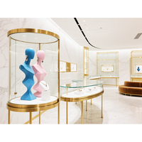 Vitrine en bois Comptoir d'affichage de bijoux de qualité supérieure Conception de vitrine de bijoux en bois